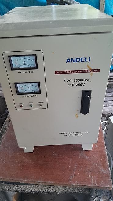 стаблизатор: HOSSONI SVC-15000VA avtomatik gərginlik tənzimləyici (AC Automatic — 1