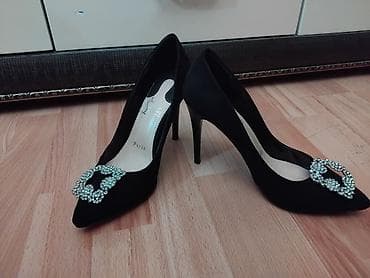 bemsa ayaqqabı: Qadın klassik tufliləri - Rəng: qara - Üst material: zərif — 3