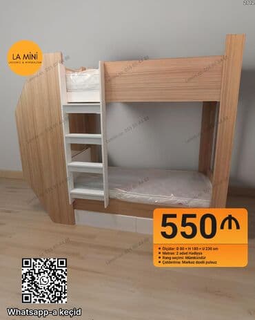 oglan sekileri: Oğlan və qız üçün, Çarpayı, Matras ilə, Siyirməsiz, Taxta — 1