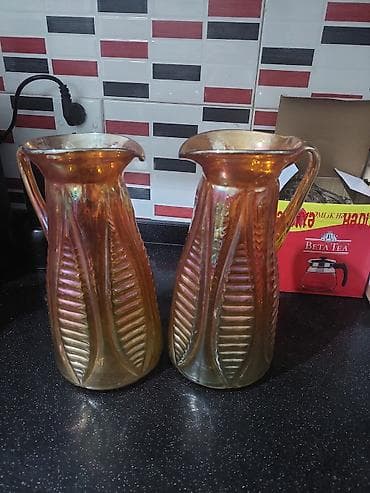 edava qablari: Rəng - Qızılı, Şüşə, 2, 2 l — 1