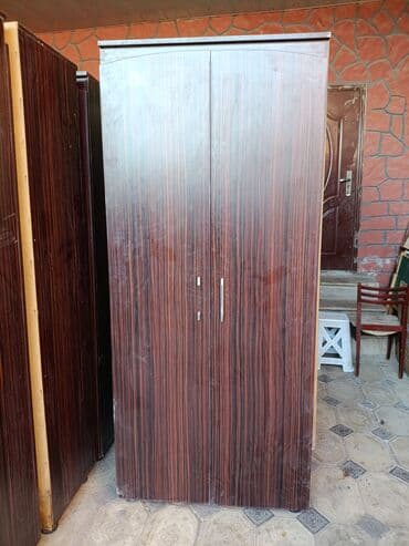 bez dolab: İşlənmiş, Açılan, 2 qapılı Düz dolab, Qarderob, paltar dolabı — 2