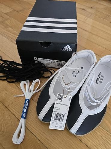 boyun bagi: Baletkalar, Adidas, Ölçü: 37, rəng - Qara, Yeni — 1
