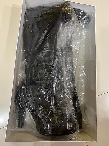 deri gödekceler: Uzunboğaz, Ölçü: 38, rəng - Qara, İşlənmiş — 4