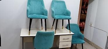 stolustu kompyuter: İşlənmiş, Açılmayan, Dördbucaq masa, 4 stul — 3