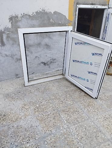 plastik qapi pencere setkasi: 90x80sm — 2