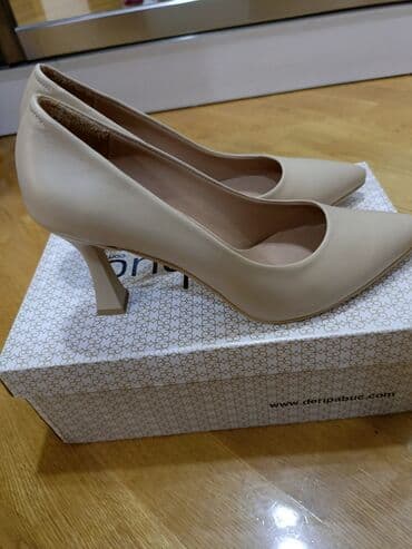 Tuflilər, Ölçü: 39, rəng - Bej, Yeni