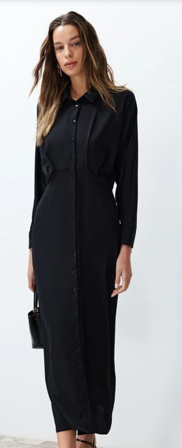 Свадебные платья и аксессуары: Повседневное платье, Миди, M — 3