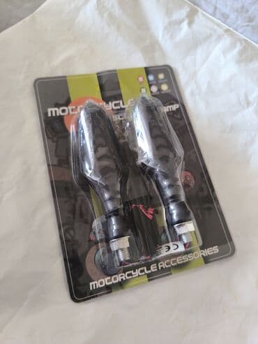 мото запчасти: Motosiklet aksusarlari (güzgü yaşıl ve goy rəngidir) (led isiq moto — 8