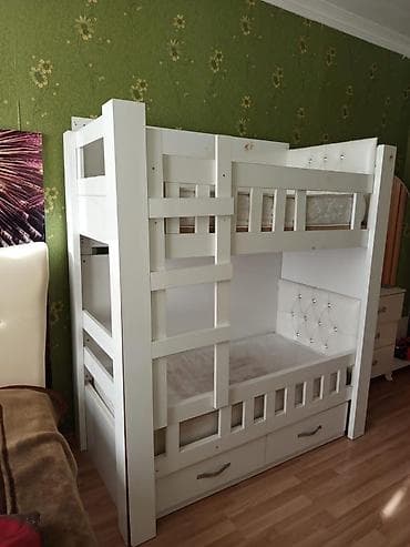 İki mərtəbəli uşaq kravatı – ağ rəngdə, möhkəm taxta karkaslı. - lalafo.az -da İki mərtəbəli uşaq kravatı – ağ rəngdə, möhkəm taxta karkaslı. -