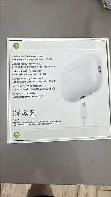 piyaner kalonka: Apple AirPods Pro (2-ci nəsil) – MagSafe şarj qutusu (USB‑C) ilə — 2