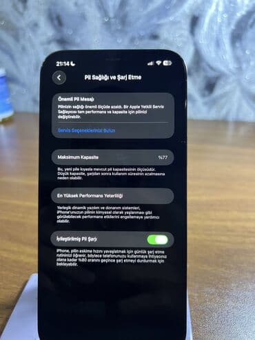 işlənmiş iphone kreditlə: IPhone 12 Pro Max, 128 GB, Pacific Blue, Simsiz şarj, Face ID — 8