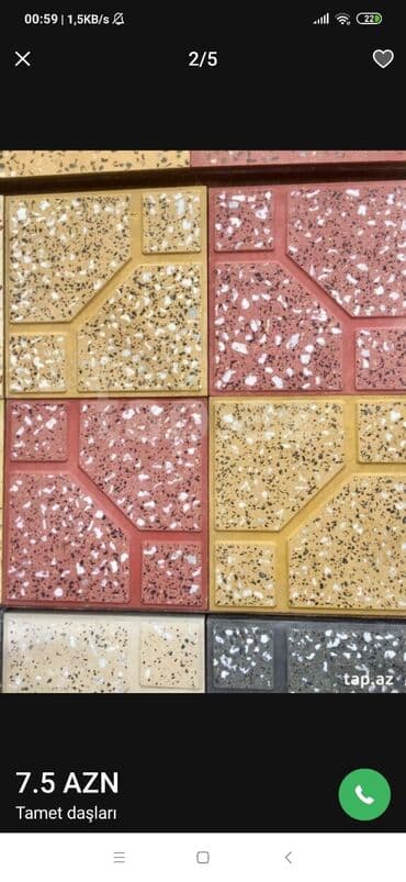 su cəni işləmiş: Yüksek keyfiyetde Preslenmiş Tamet daşlarinin topdan və pərakəndə — 19