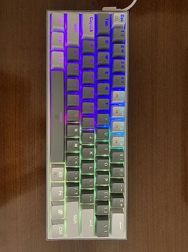 epson 660 printer: Redragon K617 FIZZ (K617-RGB) 60% Grey-White Mexaniki Gaming — 3