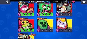 bakcell nomreler 210: Brawl Stars hesabı – geniş döyüşçü kolleksiyası - Ümumi göstərici — 6