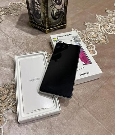 Samsung Galaxy A53 5G, 256 GB, rəng - Ağ, Barmaq izi