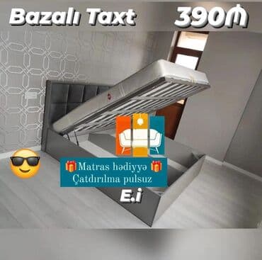 ikinci el taxt: Yeni, İkinəfərlik çarpayı, Bazalı — 1
