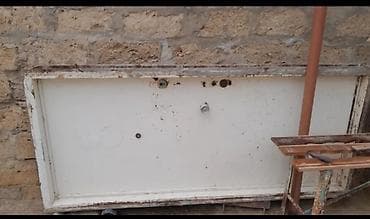 İşlənmiş Düzbucaqlı Mətbəx çanağı, Şkafsız, Dəmir, Ünvandan götürmə