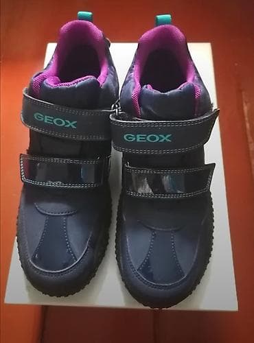 Детская обувь: Цвет - Синий Кроссовки, Geox, Размер: 35, Для девочек — 1