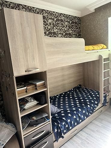 Oğlan və qız üçün, Çarpayı, Matrassız, Siyirməli, Laminat