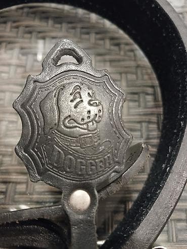 qara avcarka: Ağır və möhkəm it boyunluğu DOGGER - Material: qalın təbii dəri — 7