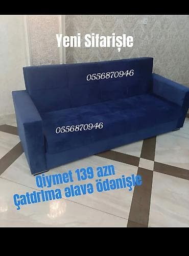 Təmir və tikinti: Divan, Qonaq otağı üçün, Parça, Bazalı, Açılan, Kitab — 10