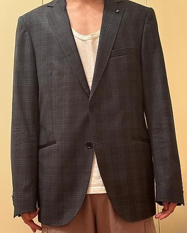 Üst geyimləri: Kişi üçün şalvarlı kostyum dəsti - Rəng və naxış: Qara-boz çalarda — 2