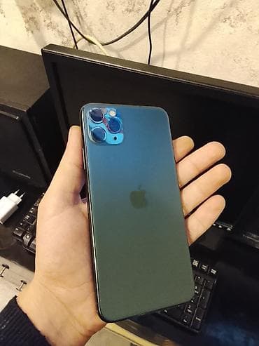 samsung telefonlar: IPhone 11 Pro Max, Matte Midnight Green, Face ID — 2