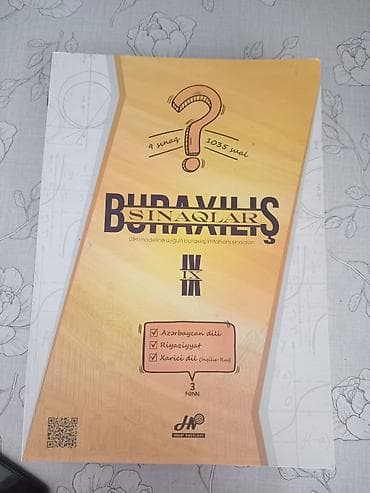 Testlər: Məhsul: “Buraxılış Sınaqlar” – IX sinif üçün test toplusu — 1