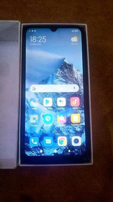 telefon case: Xiaomi Redmi 9A – smartfon Xüsusiyyətlər: - 6.53" HD+ ekran (damcı — 5