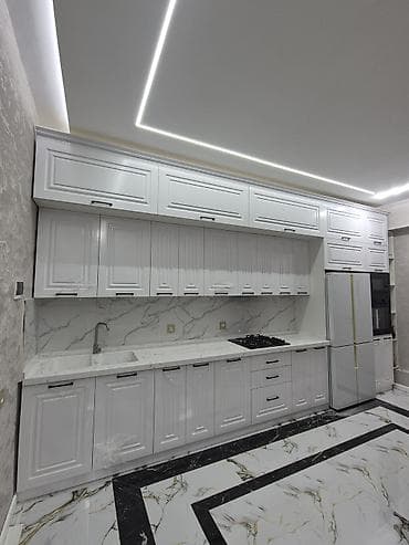 kitayski roza: Mətbəx mebeli – künc və düz planlı modellər - Dizayn: Müasir — 4