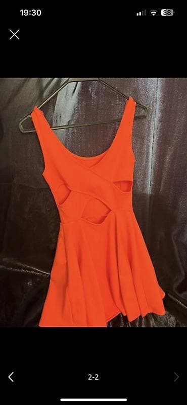 mini etek: Ziyafət donu, Mini, PULL&BEAR, S — 2