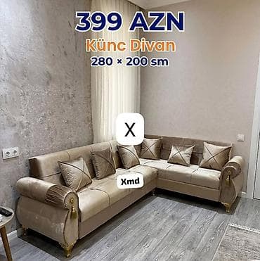 balin: Künc divanlar – ölçülər və modellər - Model 1: 260 × 160 sm, parlaq — 3