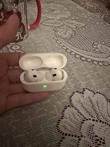 bluetooth: Simsiz qulaqcıq – qulaq içi tipli, ağ rəngdə, şarj qutusu ilə — 1