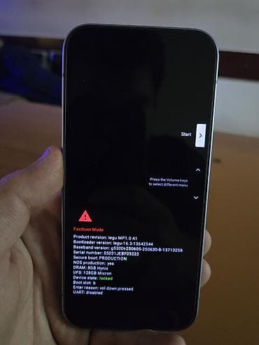 hard disk ssd: Google Pixel 9a, 128 GB, rəng - Bənövşəyi, Sensor, Simsiz şarj — 7