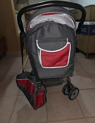 baş ortuyu: Uşaq arabası – “My Baby” brendi, qırmızı/boz rəng. Xüsusiyyətlər: - 3 — 3