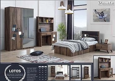 Lotos gənc yataq otağı dəsti Fabrik istehsalı mebellərin topdan