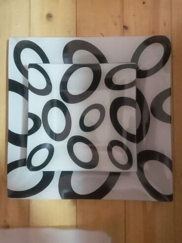 tort qablari: Tort və şiriniyyat qabı, Şüşə — 1