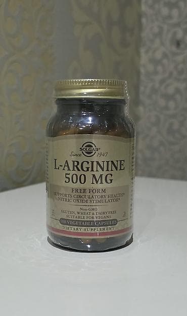 acar aləmi: 🇺🇸 ABŞ istehsalı – Solgar L-Arginine 500 mg 💊 Solgar 1947-ci ildən — 2