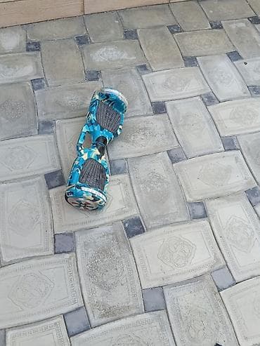 Elektrikli hoverboard – mavi-kamuflyaj dizayn - 2 təkərli, giroskop — 2