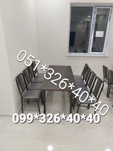 metbex masa ve oturacaqlar: Квадратный стол, Для гостиной, Для прихожей, Для спальни, 1 персона, Раскладной, Азербайджан, C гарантией — 13