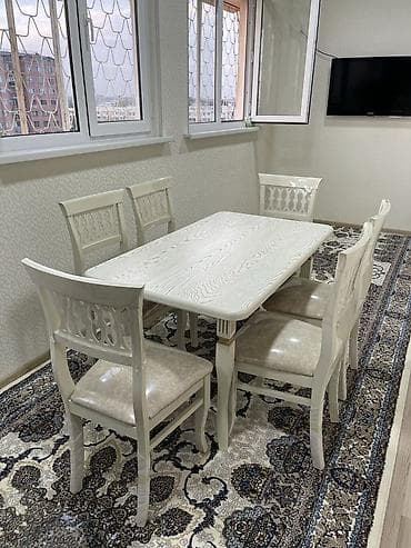 masalar: Yeni, Açılmayan, 6 stul — 3