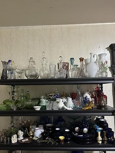 eqreb sekilleri: Kolleksiya üçün dekorativ qab-qacaq və biblilər – qarışıq lot - Şüşə — 2