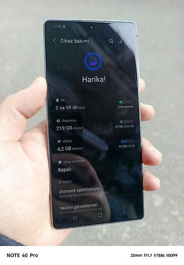 samsung note 10 ikinci el: Samsung 256 GB, rəng - Qara, İki sim kartlı — 5