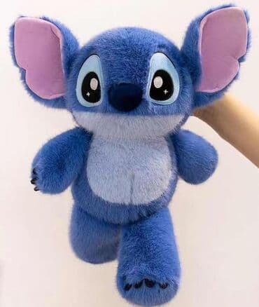 Nənnilər: Mavi Stitch plüş oyuncağı - Yumşaq, sıx tüklü materialdan — 1