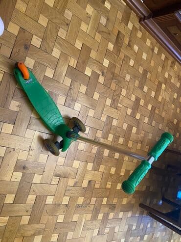 uşaq belekleri instagram: Uşaq skuterı – Micro Scooter (3 təkərli) - Rəng: yaşıl gövdə, yaşıl — 2