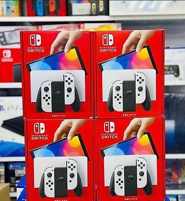 Nintendo Switch OLED (Ağ rəng) oyun konsolu - 7 düymlük OLED ekran – lalafo.az -da Nintendo Switch OLED (Ağ rəng) oyun konsolu - 7 düymlük OLED ekran –