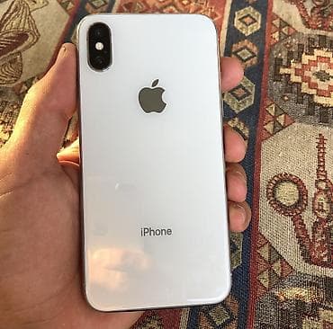 15 pro max: IPhone X, 64 GB, Ağ, Face ID — 2