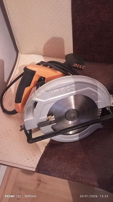 Drellər: INGCO elektrik dairəvi mişar - Model: INGCO Circular Saw - Güc: 1500 — 1