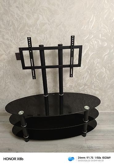 gunəş paneli: Düz TV altlığı, Polkalı, Şüşəli — 4