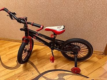velosiped: Uşaq velosipedi – Az işlənib, ön tekeri boşdu, rezini deyişilməlidi — 1